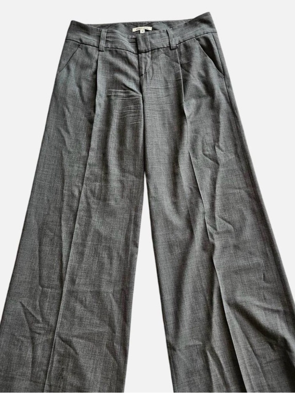 Alice + Olivia Charcoal Gray Trousers